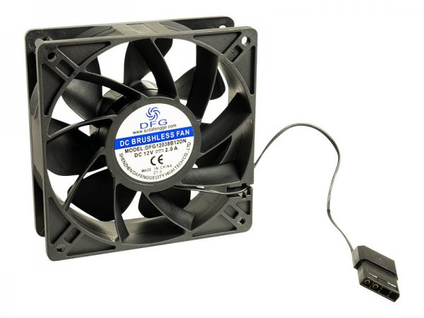 Inter-Tech DFG12038B12DN - Gehäuseluefter - 120 mm - Case fan