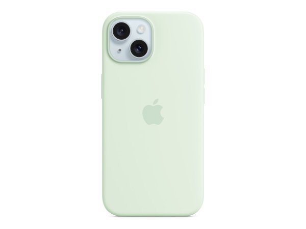 Apple iPhone 15 Sil Case MagS Soft Mint