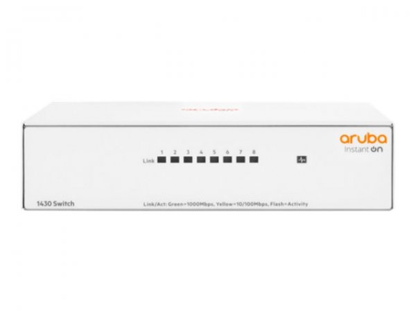 HPE Instant On 1430 8G - Non gestito - L2 - Gigabit Ethernet (10/100/1000) - Full duplex