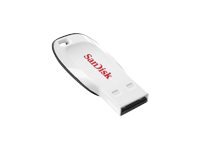 SanDisk Cruzer Blade - 16 GB - USB tipo A - 2.0 - Senza coperchio - 2,5 g - Bianco