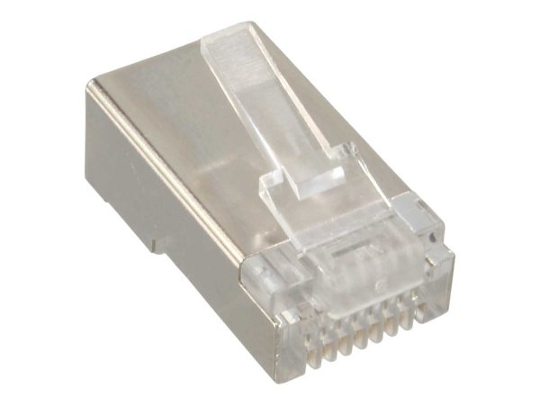 InLine Plug RJ45 Cat.5 schermato per cavo Lan AWG24 rigido Western Typ - 10pz