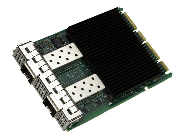 Intel E810-XXVDA2 f/ OCP 3.0 - Interno - Cablato - PCI Express - Fibra - Nero - Verde - Argento