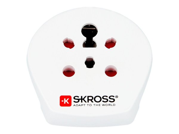 SKROSS 1.500217-E - Tipo C (Europlug) - Universale - Tipo D (UK) - Tipo H (IL) - Tipo K (DK) - 100 -