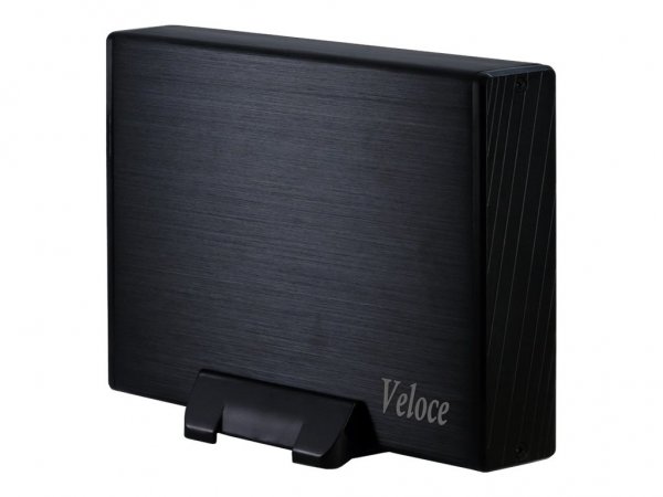 Inter-Tech Veloce GD-35612 - 3.5" - SATA - Seriale ATA II - 5 Gbit/s - Nero