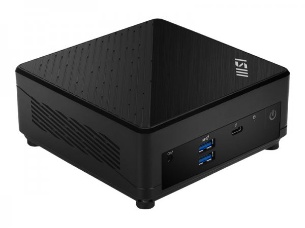 MSI Cubi 5 12M-021BDE - 0.66L sized PC - Mini PC barebone - Collegamento ethernet LAN - Wi-Fi 6E (80