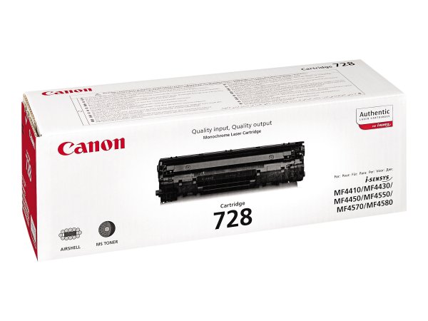 Canon Toner 3500B002 728 schwarz - Originale - Unità toner