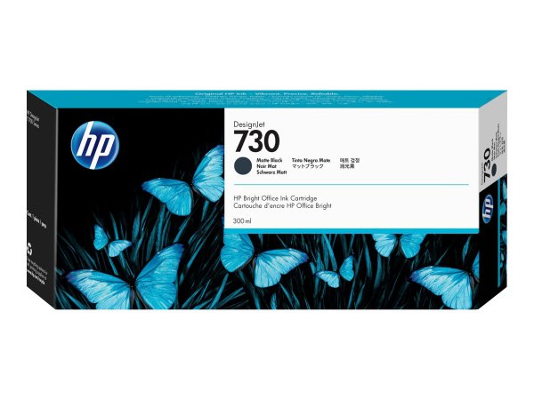 HP Cartuccia di inchiostro nero opaco DesignJet 730 da 300 ml - Resa elevata (XL) - Nero opaco - Inc