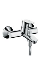 Hansgrohe Wannenmischer AP Focus chrom Wandmontage m.Rueckflussverh