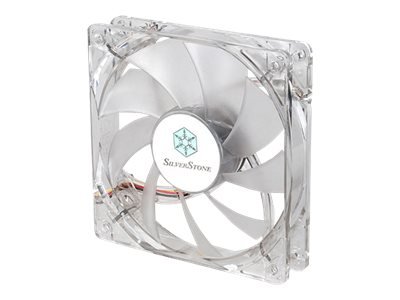 SilverStone FN121-P-RL - Ventilatore - 12 cm - 1200 Giri/min - 25,15 dB - 58,47 pdc/min - Trasparent