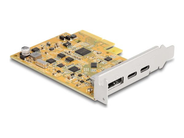 Delock PCI Express x4 Karte zu 1 x extern USB Type-C 10 Gbps Buchse+ 1 - Digitale/dati