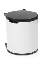 Brabantia 428081 - 15 L - Rotondo - Nero - Bianco - Manuale - 30,2 cm - 310 mm