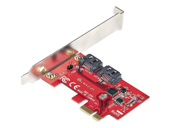 StarTech.com Scheda PCI Express SATA - Scheda Espansione PCIe SATA 2 Porte 6Gbps - Profilo Standard/