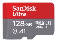 SanDisk Ultra microSDXC 128GB 140MB/s - 2 Pack - Extended Capacity SD (MicroSDHC)