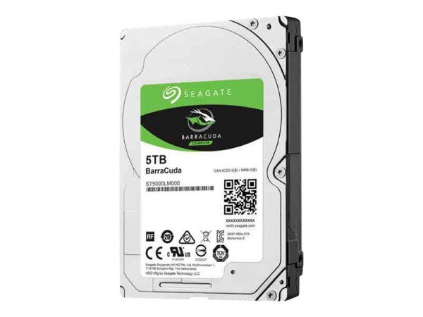 Seagate Guardian BarraCuda ST5000LM000 - Festplatte - 5 TB - intern - 2.5" (6.4 cm)