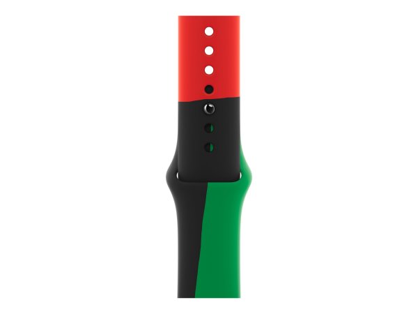 Apple MUQ73ZM/A - Band - Orologio intelligente - Nero - Verde - Rosso - Apple - Apple Watch 42mm - 4