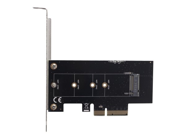 Gembird PEX-M2-01 - PCIe - M.2 - PCIe - PCIe 3.0 - 101 mm - 55 mm - 12 mm