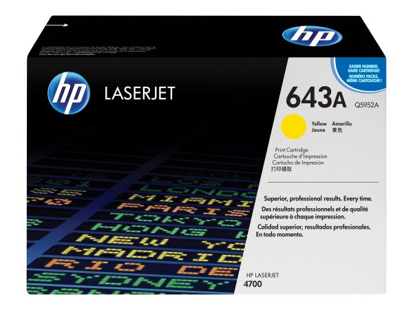 HP 643A - Yellow - original - LaserJet