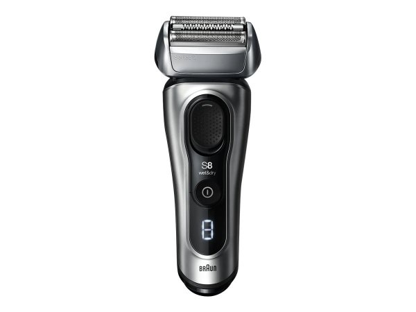 Braun Series 8 8417S - Rasoio - Nero - Argento - Batteria - Litio - 60 min - 1 h