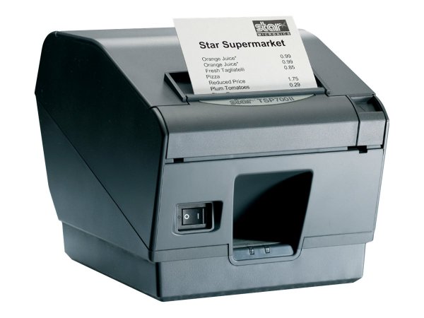 Star Micronics TSP743II-24 - Trasferimento termico - 250 mm/s - Grigio