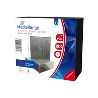 MEDIARANGE BOX32 - Scatola con DVD - 1 dischi - Nero - Trasparente - Plastica - 120 mm - 140 mm