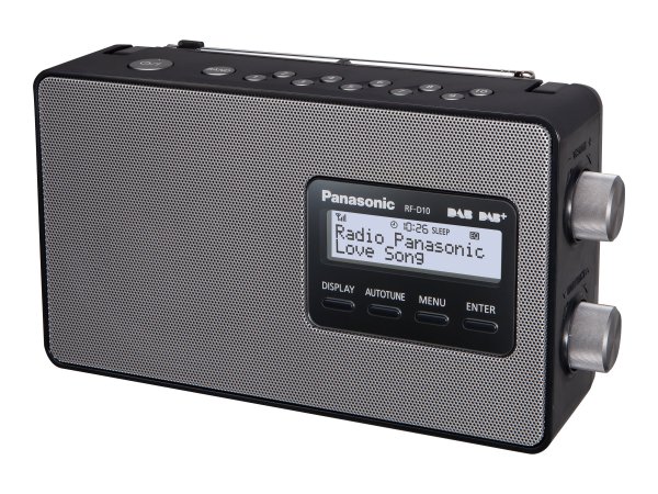 Panasonic RF-D10 - Personale - Digitale - DAB - DAB+ - FM - 87,5 - 108 MHz - 2 W - Piatto