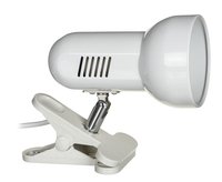 Activejet AJE-CLIP LAMP WHITE - Bianco - Metallo - Plastica - Camera da letto - Studio - Ufficio - U