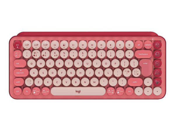 Logitech Pop Keys - Mini - RF senza fili + Bluetooth - Interruttore a chiave meccanica - QWERTY - Bo