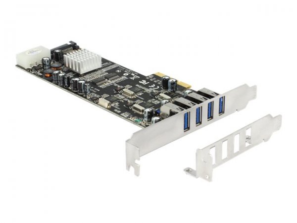 Delock 89365 - PCIe - USB 3.2 Gen 1 (3.1 Gen 1) - Windows XP/XP-64/Vista/Vista-64/7/7-64/8 - Linux -