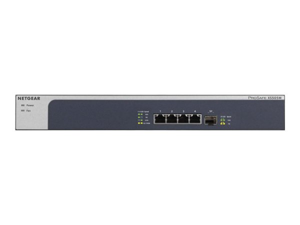 Netgear XS505M - Non gestito - 10G Ethernet (100/1000/10000) - Full duplex - Montaggio rack