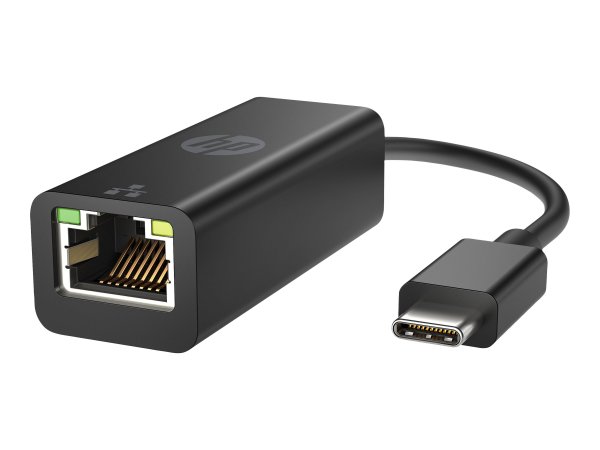 HP USB-C - RJ45 Adaptör G2 - USB tipo-C - RJ-45 - Nero - Casa - Windows 10 - Windows 11 - 180 mm