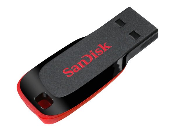 SanDisk Cruzer Blade - 16 GB - USB tipo A - 2.0 - Senza coperchio - 2,5 g - Nero - Rosso