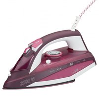 Clatronic DB 3705 - Ferro a vapore - Ceramica - Rosa - 0,38 L - Rimovibile - 2600 W