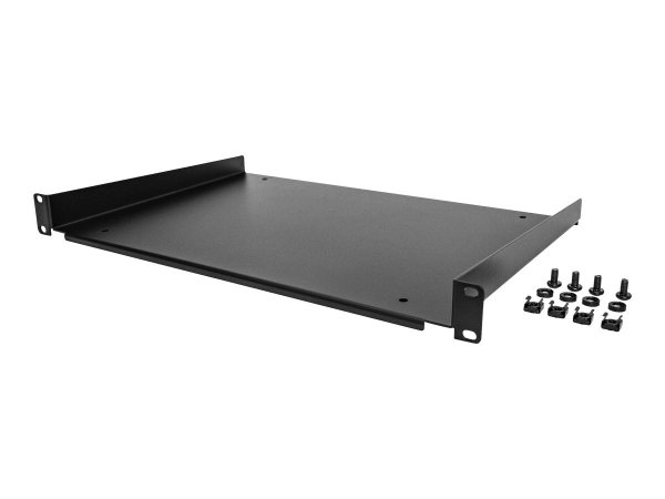 StarTech.com Mensola Rack 19" 1U - Ripiano per Armadio Rack 19" a sbalzo per Dispositivi e Apparecch