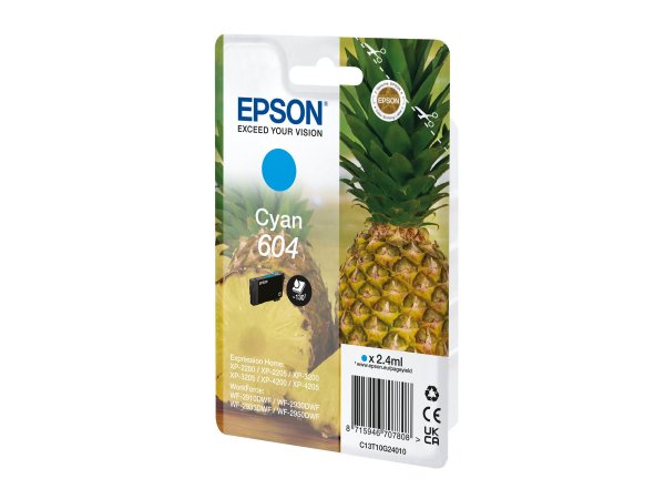 Epson 604 - Resa standard - 2,4 ml - 130 pagine - 1 pz - Confezione singola