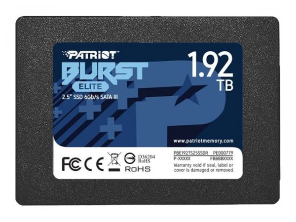 PATRIOT Memory Burst Elite - 1920 GB - 2.5" - 450 MB/s - 6 Gbit/s