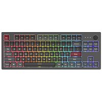 MONTECH TKL Darkness Tastatur USB Deutsch Schwarz MK87DR ISO GE - Tastiera