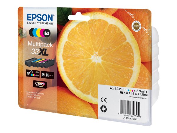 Epson 33XL Multipack - 5er-Pack - 47 ml - XL