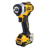 DEWALT DCF901P2-QW - Chiave di impatto - Senza spazzola - Nero - Giallo - 1/2" - 340 Nm - Batteria