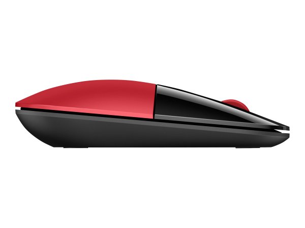 HP Mouse wireless Z3700 rosso - Ambidestro - Ottico - RF Wireless - 1200 DPI - Nero - Rosso