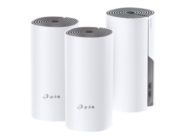 TP-LINK Deco E4 (3-pack) - Bianco - Grigio - Interno - LAN - WLAN - 0 - 40 °C - -40 - 70 °C - 10 - 9