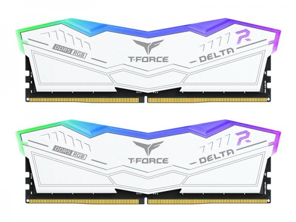 Team Group DIMM 32 GB DDR5-7200 (2x 16 GB) Dual-Kit (weiß, FF4D532G7200HC34ADC01, Delta RGB, INTEL X