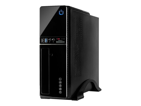 Inter-Tech IT-607 - Desktop - PC - Nero - micro ATX - Mini-ITX - 1x 80 mm - 80 mm