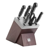 Zwilling Pro - Set di coltelli/coltelleria con ceppo - Acciaio inossidabile - Plastica - Legno - Leg