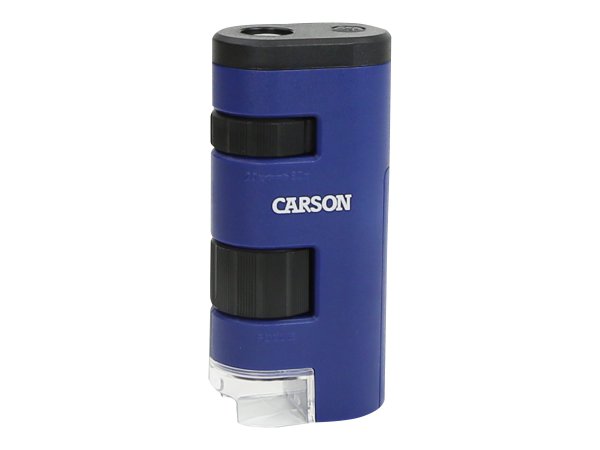 Carson PocketMicro - 60x - 20x - Nero - Blu - LED - 48,3 mm - 27,9 mm