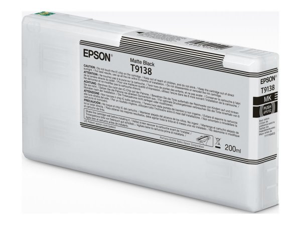 Epson T9138 Matte Black Ink Cartridge