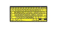 Logickeyboard LKB-LPBY-BTPC-DE - Bluetooth - QWERTZ - Nero - Giallo