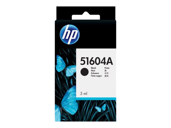 HP 3 ml - black - original - ink cartridge