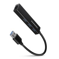 AXAGON HMA-GL3A Multiport-Hub USB 3.0 Typ A Gbit-LAN 3x USB-A microSD