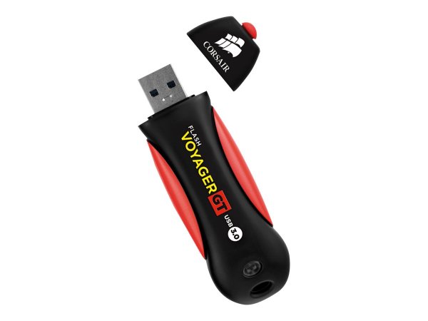 Corsair Voyager GT - 256 GB - USB tipo A - 3.2 Gen 1 (3.1 Gen 1) - 390 MB/s - Cuffia - Nero - Rosso