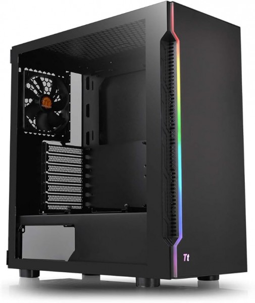 Case Thermaltake H200 TG RGB Midi-Tower vetro temperato Nero